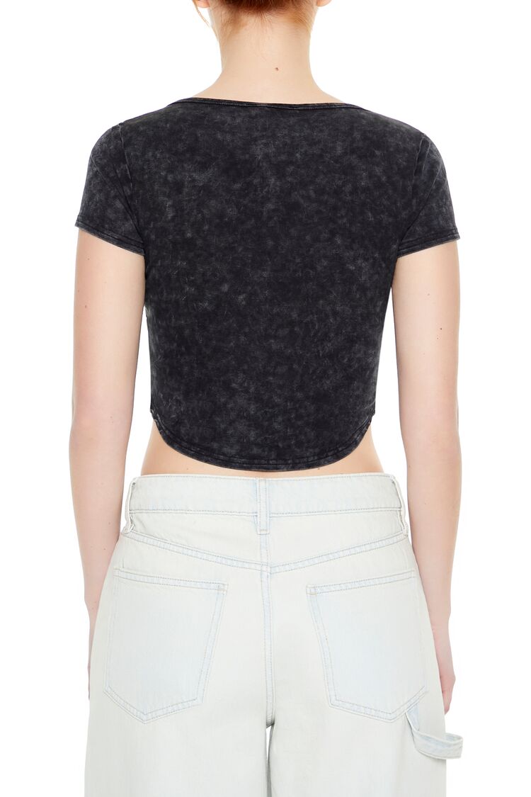 Mineral Wash Cropped Tee | Forever 21 Womens