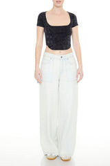 Mineral Wash Cropped Tee | Forever 21 Womens