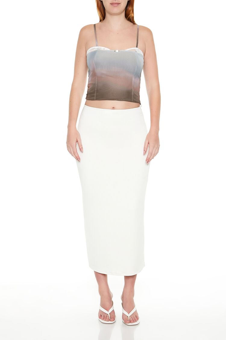 Gradient Rosette Cropped Cami | Forever 21 Womens