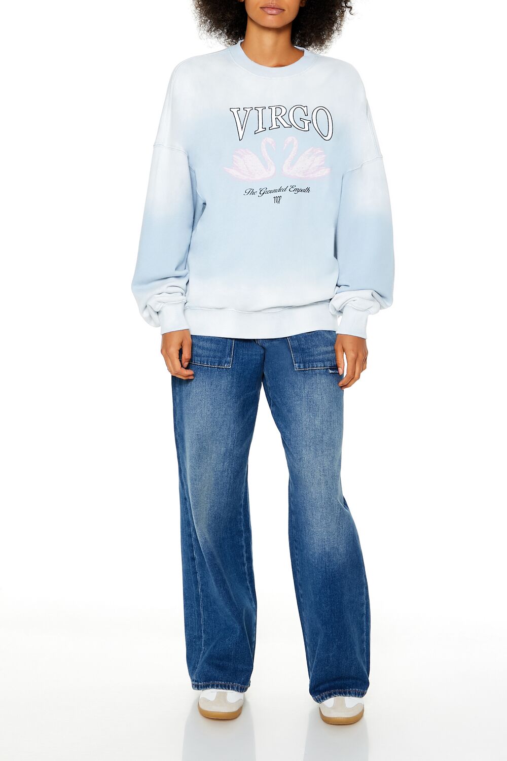 Virgo Swan Fleece Pullover | Forever 21 Womens