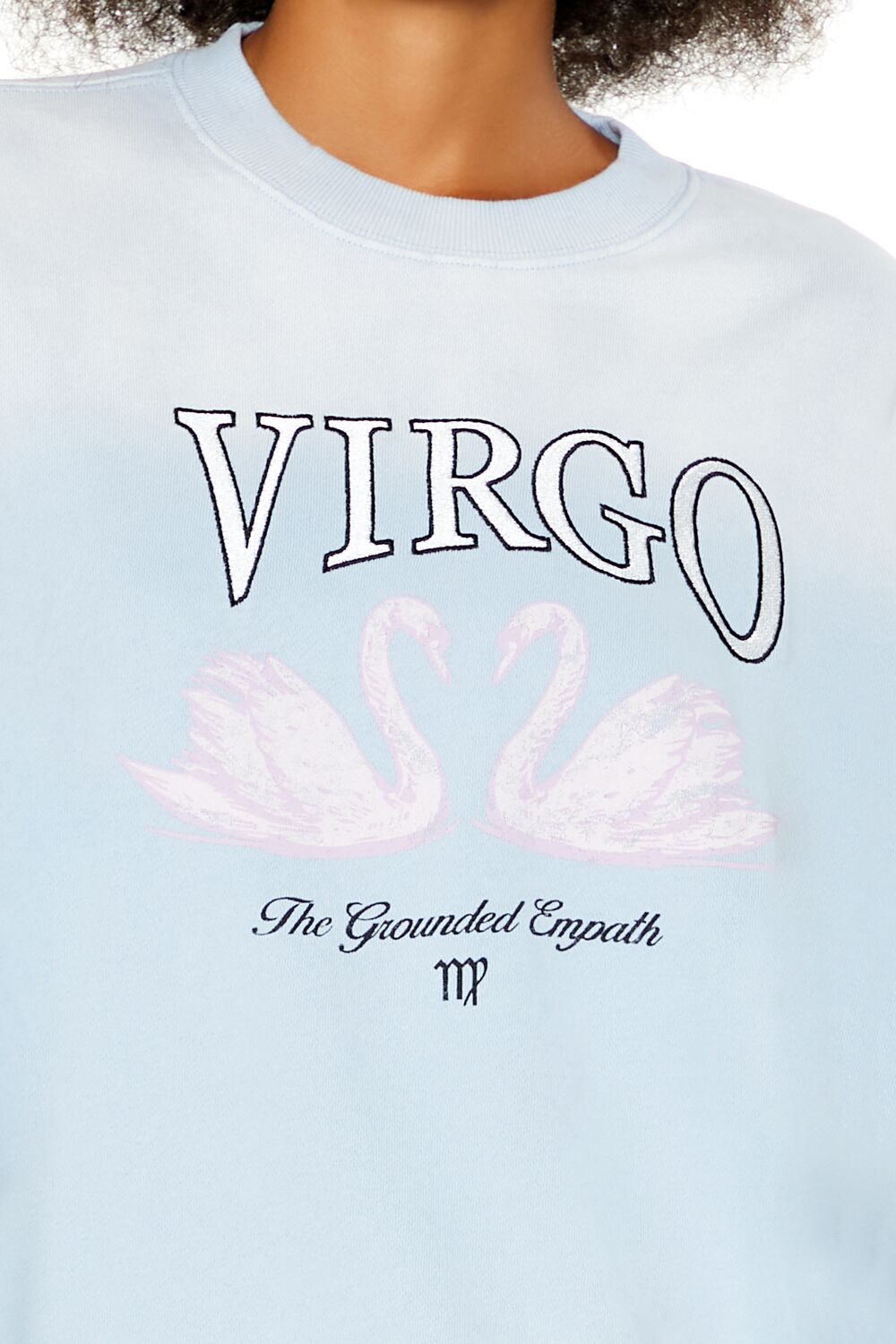 Virgo Swan Fleece Pullover | Forever 21 Womens