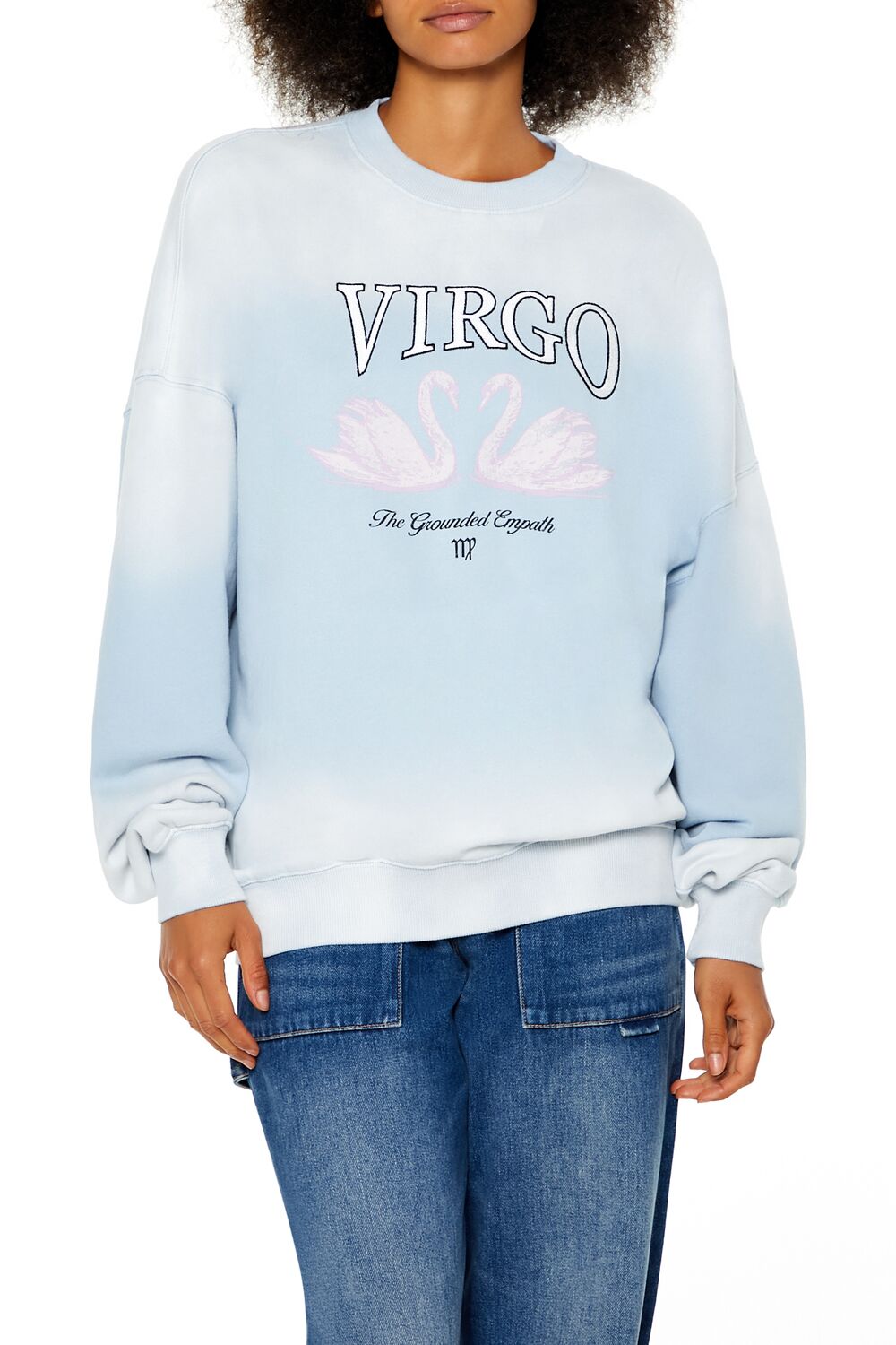 Virgo Swan Fleece Pullover | Forever 21 Womens