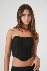 Mesh Corset Tube Crop Top | Forever 21 Womens