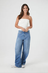 Denim Bustier Tube Top | Forever 21 Womens