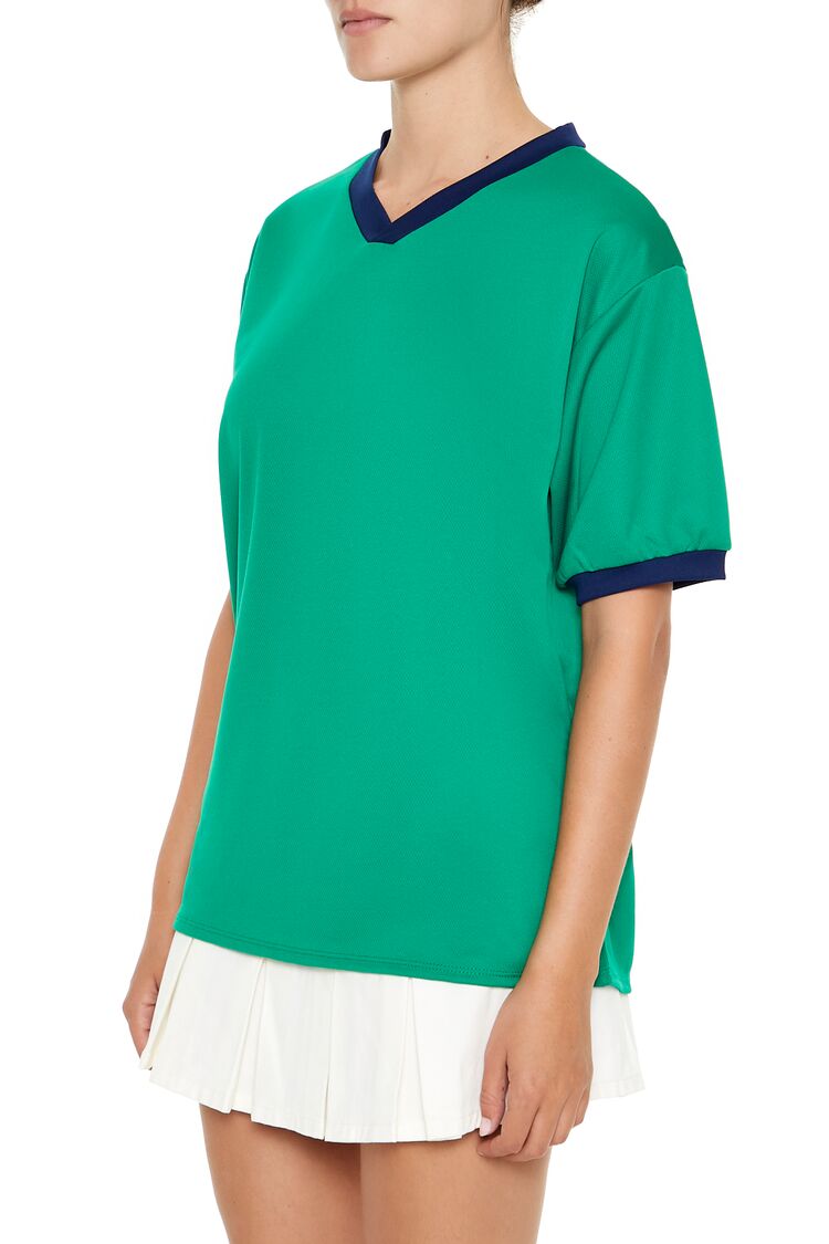 V-Neck Ringer Jersey | Forever 21 Womens