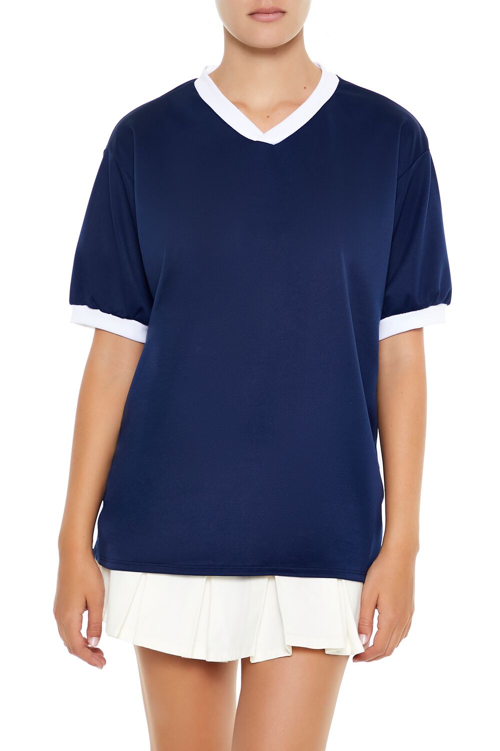 V-Neck Ringer Jersey | Forever 21 Womens