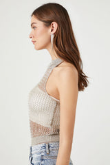 Sheer Crochet Sleeveless Top | Forever 21 Womens