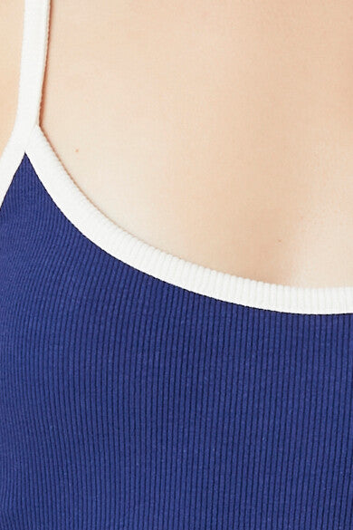 Ribbed Knit Ringer Cami Bodysuit | Forever 21 Womens