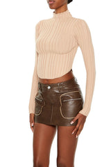 Ribbed Lettuce-Edge Crop Top | Forever 21 Womens