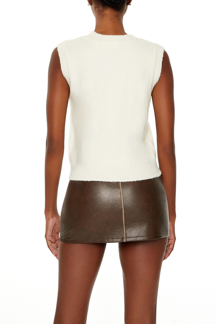 Fuzzy Knit Sweater Vest | Forever 21 Womens