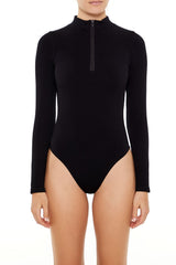 Seamless Half-Zip Bodysuit | Forever 21 Womens