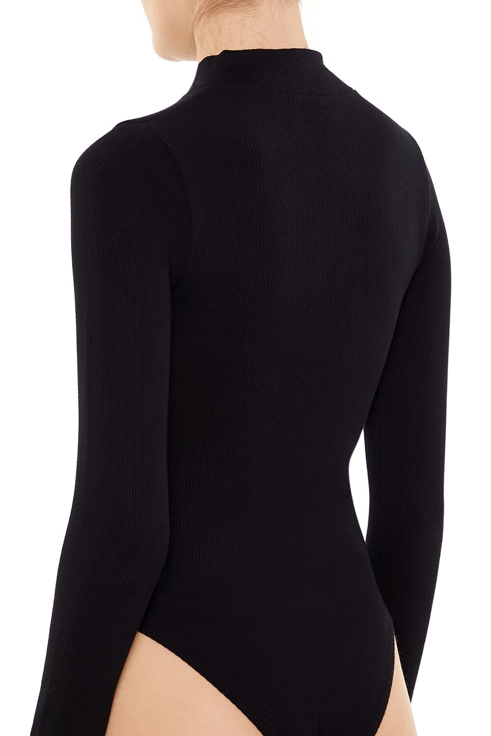 Seamless Half-Zip Bodysuit | Forever 21 Womens