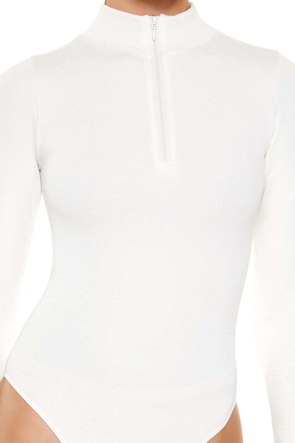 Seamless Half-Zip Bodysuit | Forever 21 Womens