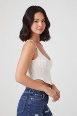 Curved-Hem Cropped Tank Top | Forever 21 Womens