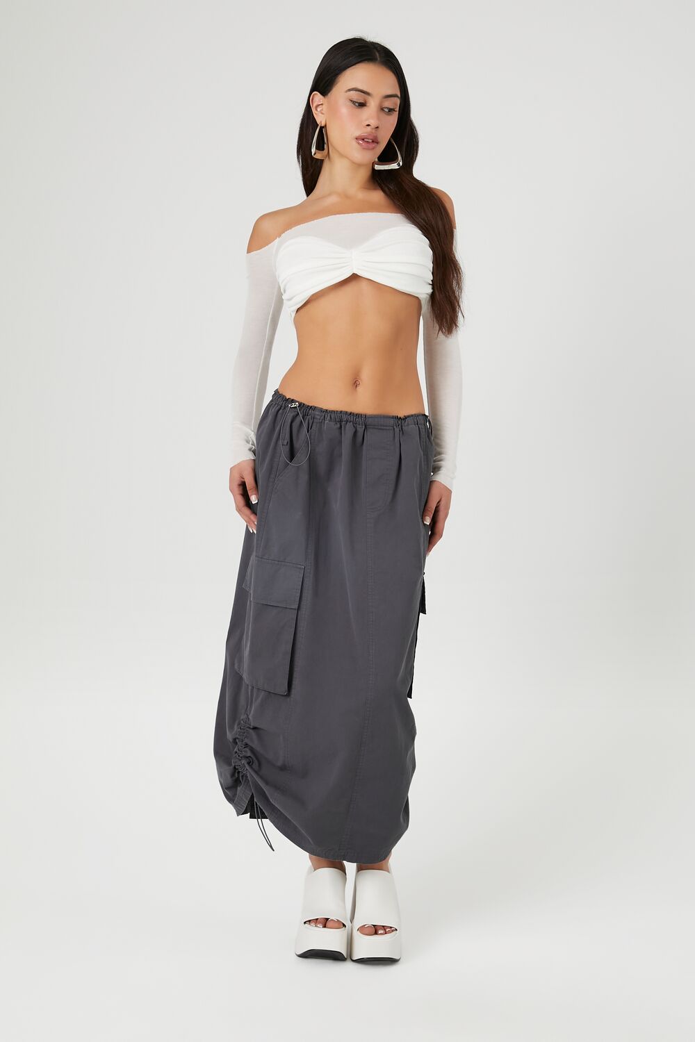 Off-the-Shoulder Crop Top | Forever 21 Womens