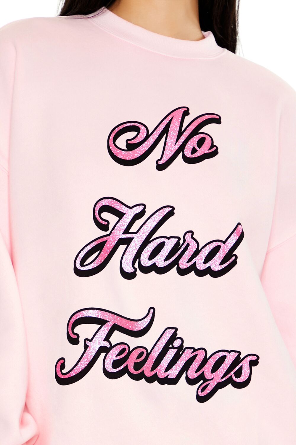 Glitter No Hard Feelings Pullover | Forever 21 Womens