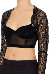 Sequin Mesh Shrug Sweater | Forever 21 Womens