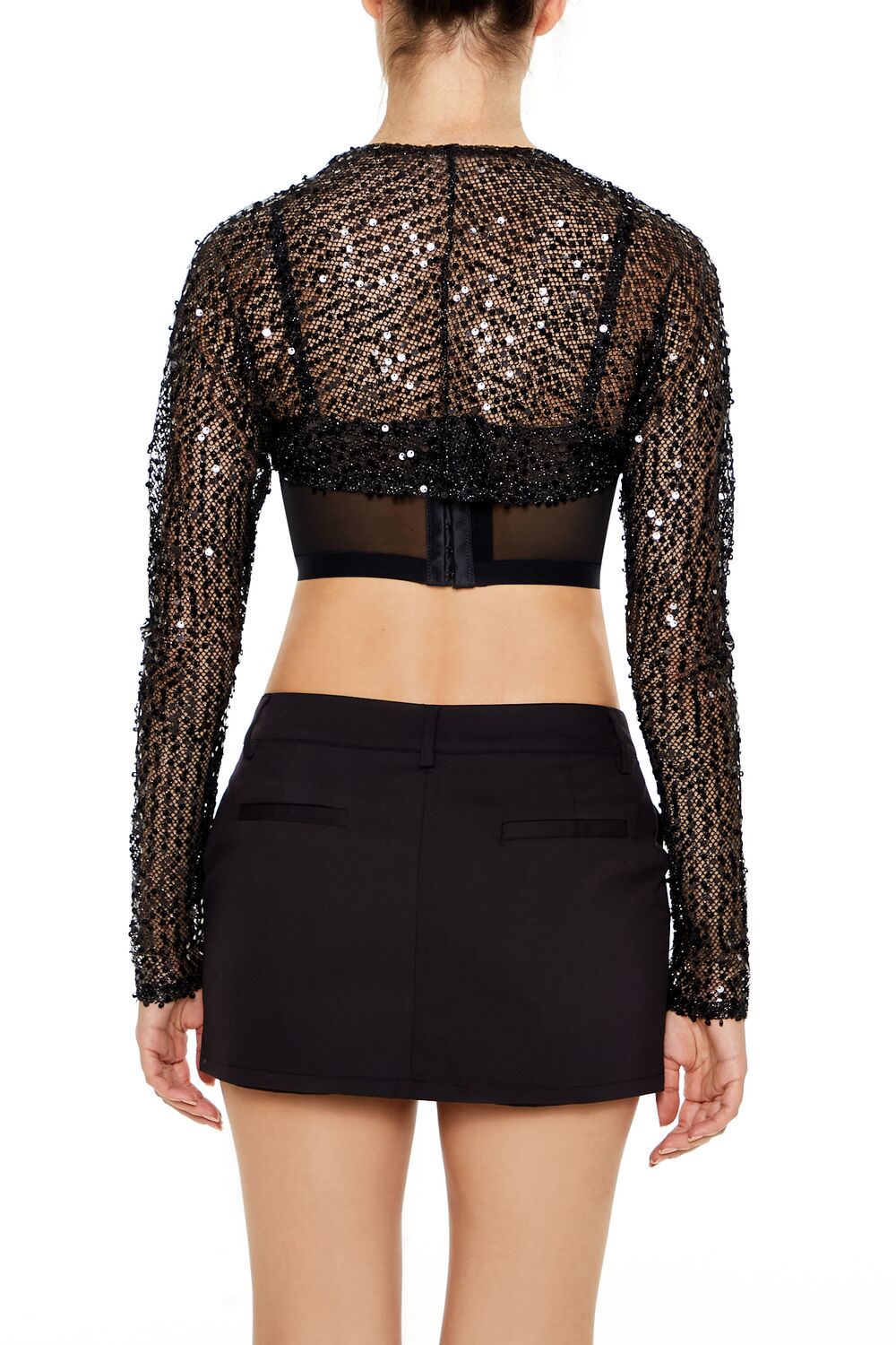 Sequin Mesh Shrug Sweater | Forever 21 Womens