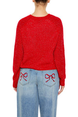 Metallic Knit Raglan Sweater | Forever 21 Womens