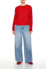 Metallic Knit Raglan Sweater | Forever 21 Womens