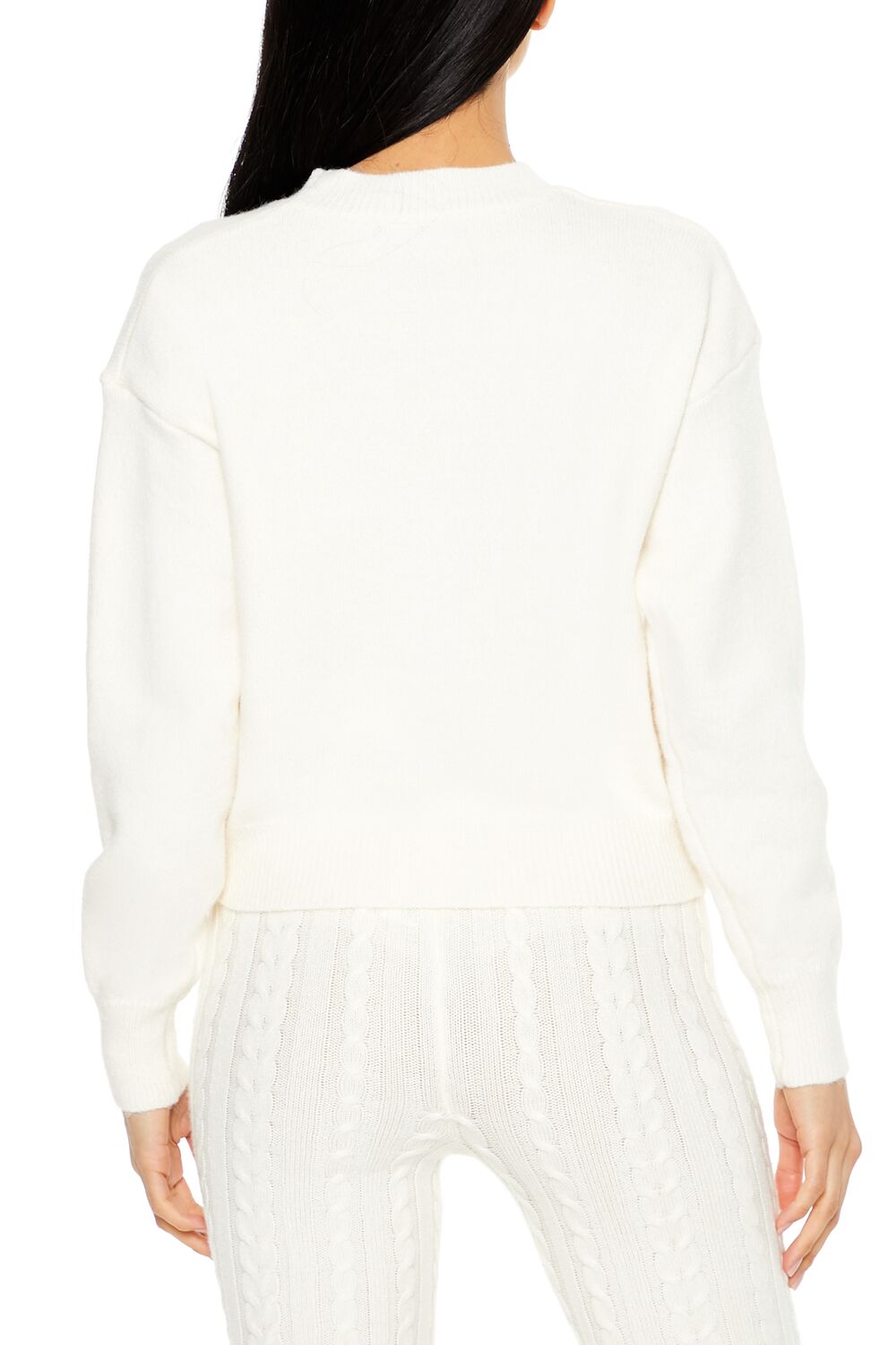 Sequin Star Drop-Sleeve Sweater | Forever 21 Womens