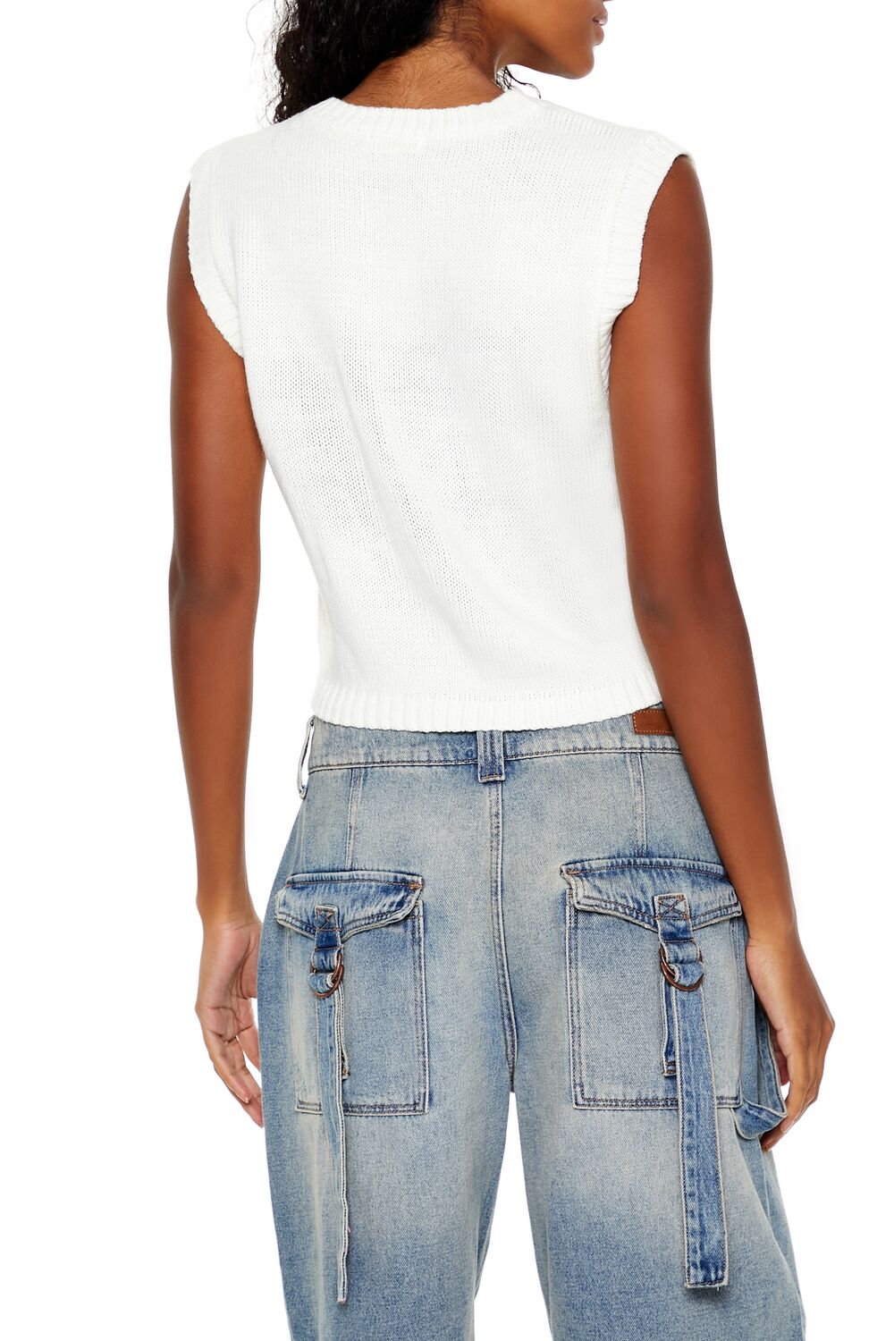 Cropped Cable Knit Sweater Vest | Forever 21 Womens