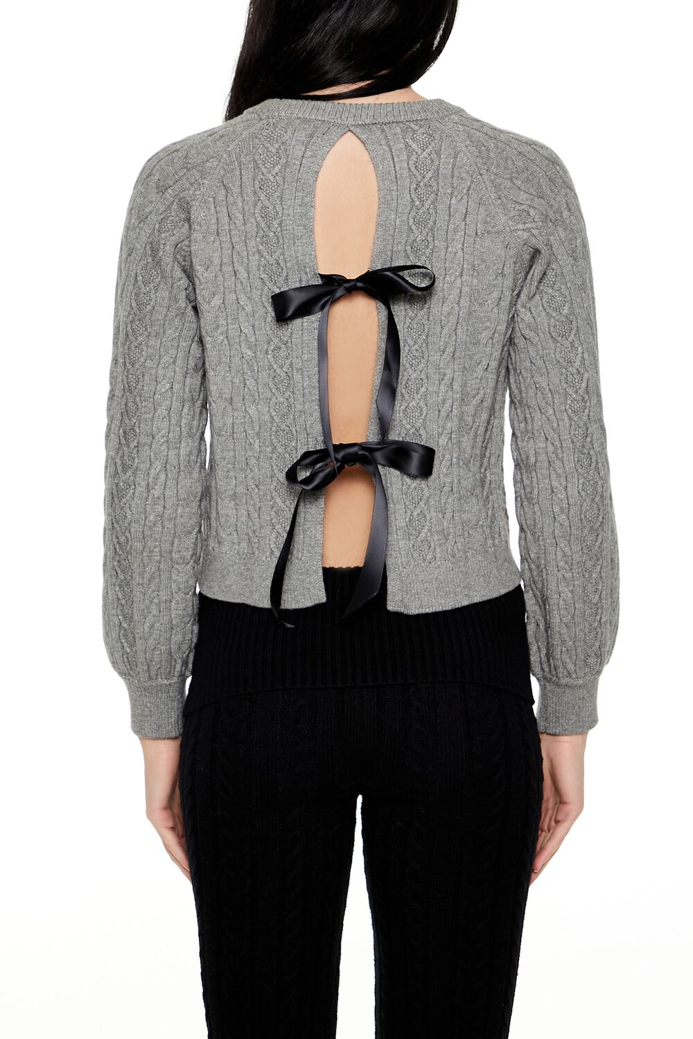Bow Cable Knit Sweater | Forever 21 Womens