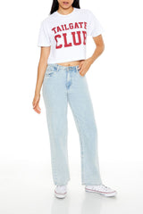 Tailgate Club Graphic Baby Tee | Forever 21 Womens
