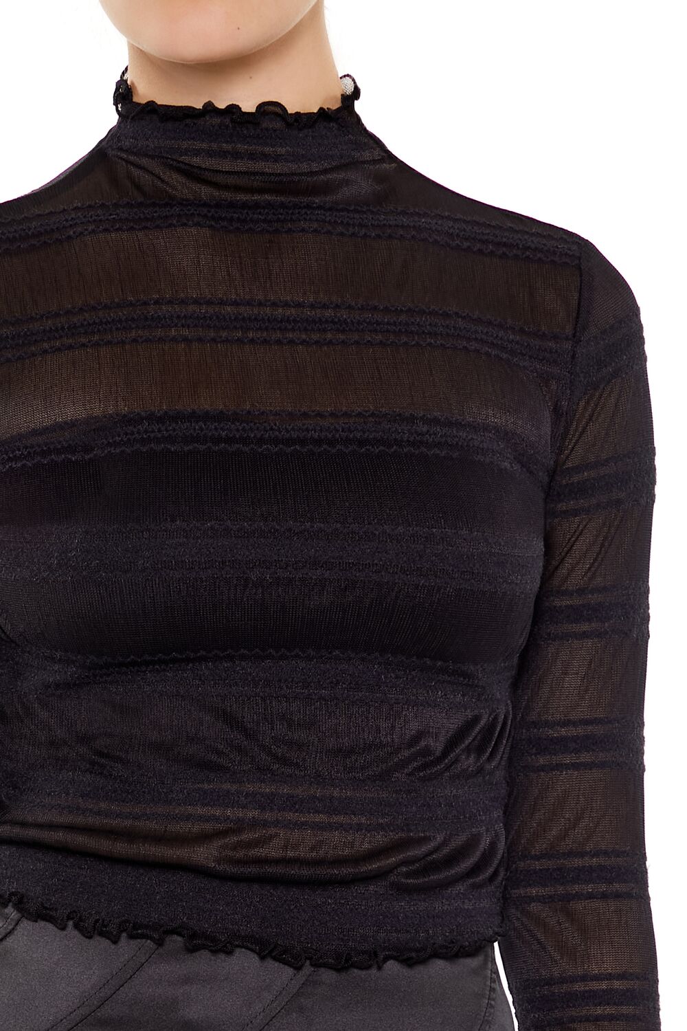 Shadow-Striped Crop Top | Forever 21 Womens