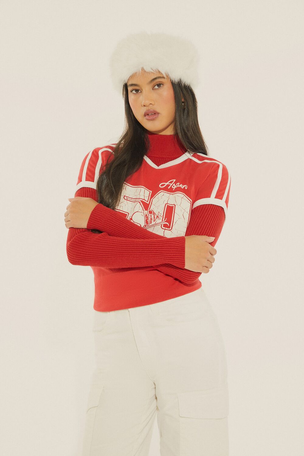 Snoopy Aspen Ringer Tee | Forever 21 Womens
