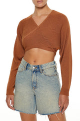 Tie-Back Crossover Sweater | Forever 21 Womens