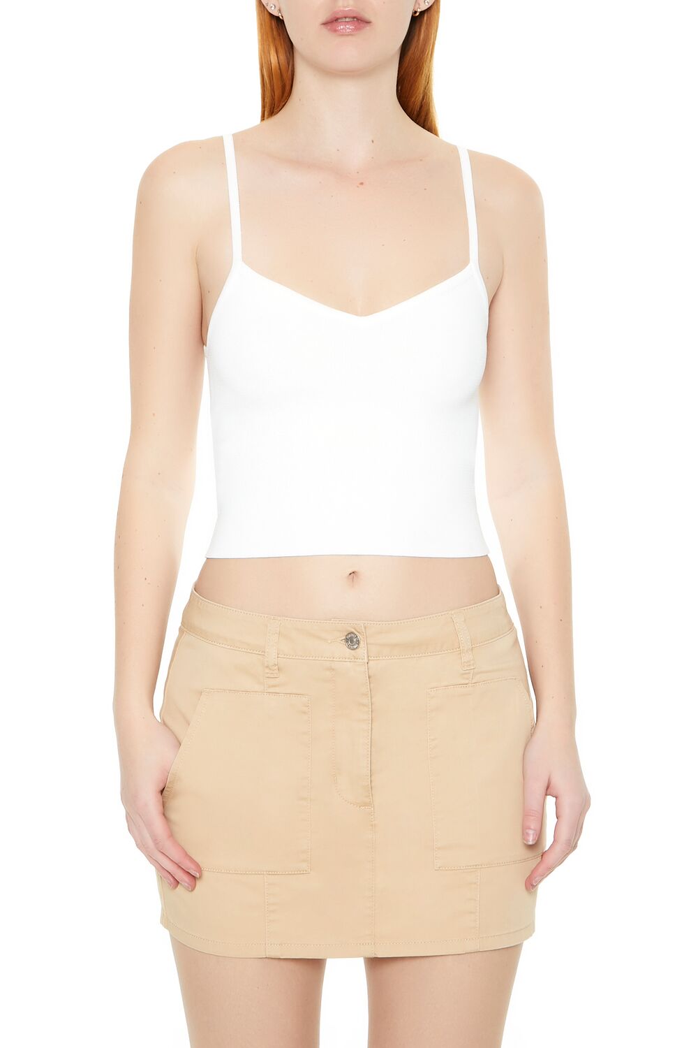 Sweater-Knit Cropped Cami | Forever 21 Womens