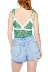 Lace-Trim Floral Tie-Strap Cami | Forever 21 Womens