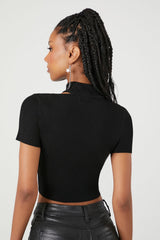 Sweater-Knit Cutout Crop Top | Forever 21 Womens