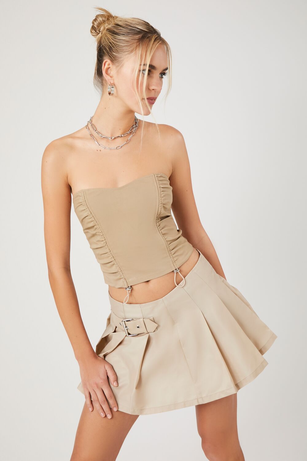 Toggle Drawstring Tube Top | Forever 21 Womens