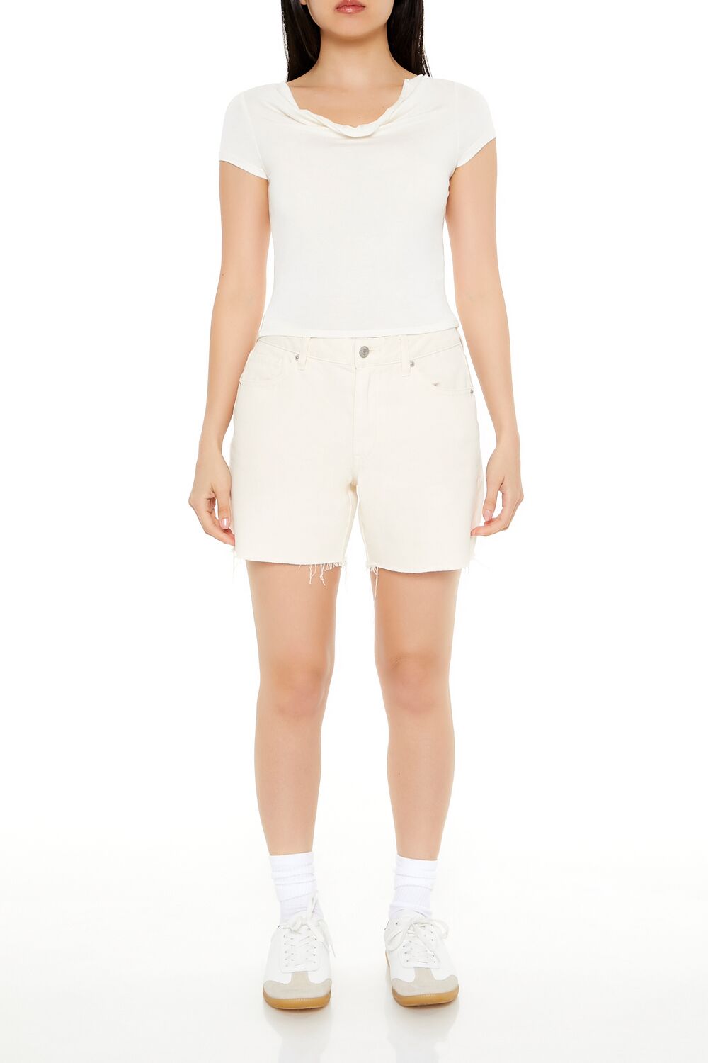Cowl Cropped Tee | Forever 21 Womens