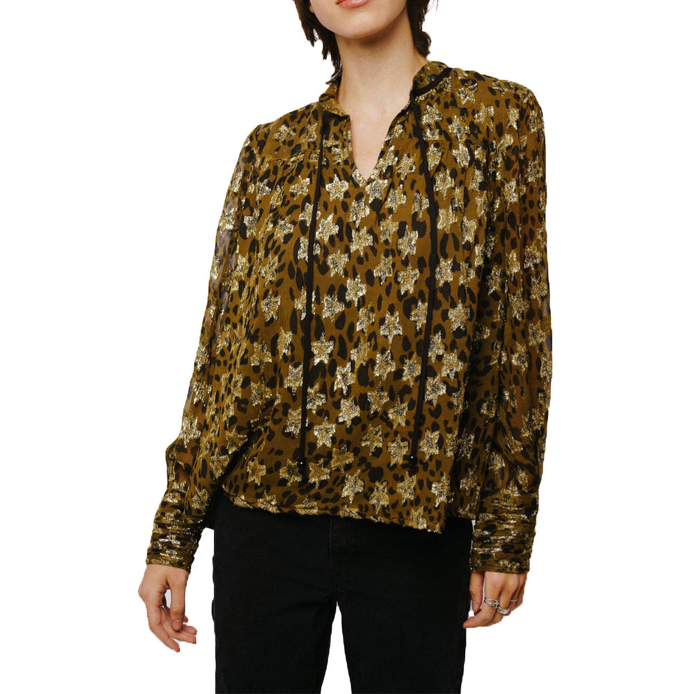 Rosalie Shirred Effect Cuff Sleeve Top | Forever 21 Womens