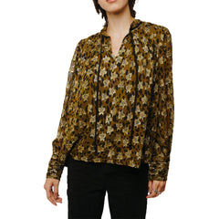 Rosalie Shirred Effect Cuff Sleeve Top | Forever 21 Womens