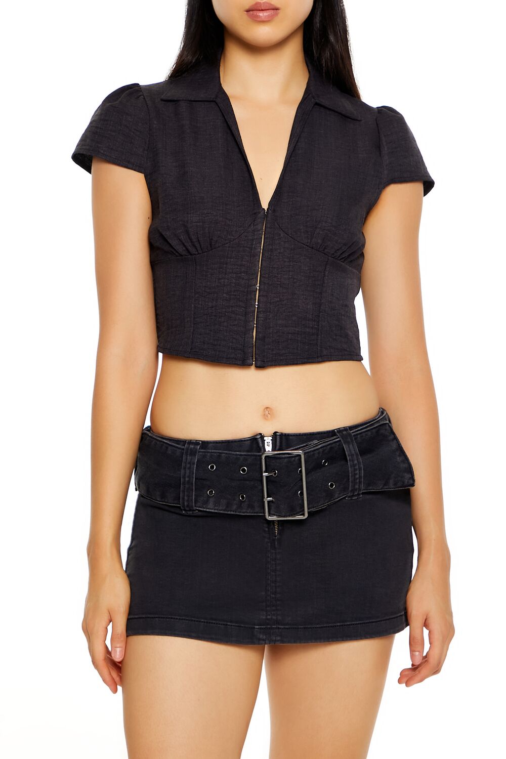 Chiffon Bustier Crop Top | Forever 21 Womens