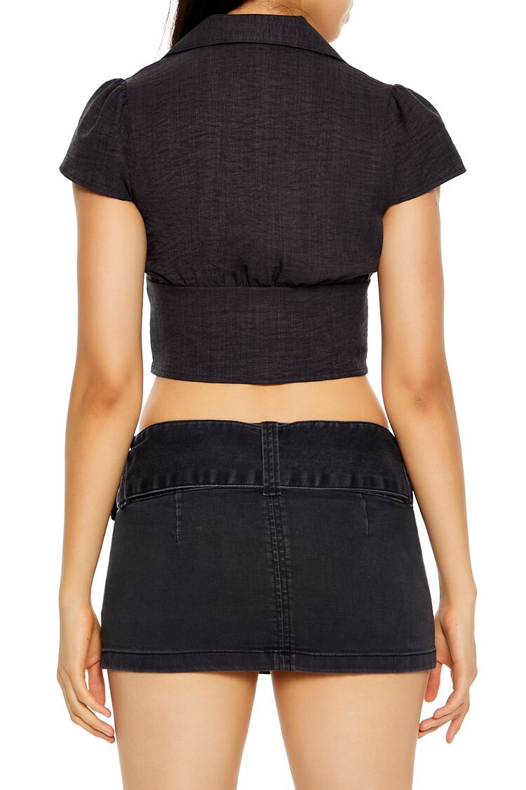 Chiffon Bustier Crop Top | Forever 21 Womens