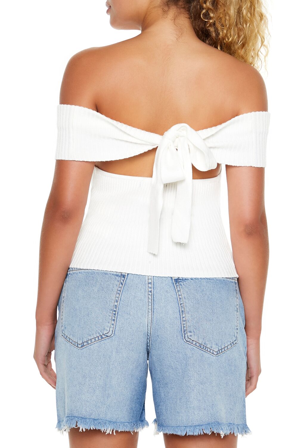 Off-the-Shoulder Sweater-Knit Top | Forever 21 Womens