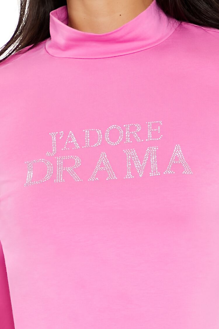 Rhinestone Jadore Drama Top | Forever 21 Womens