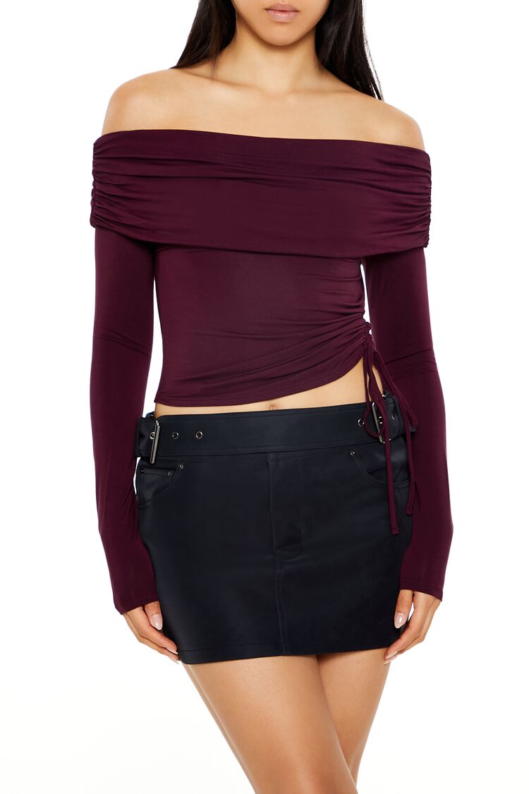 Off-the-Shoulder Crop Top | Forever 21 Womens