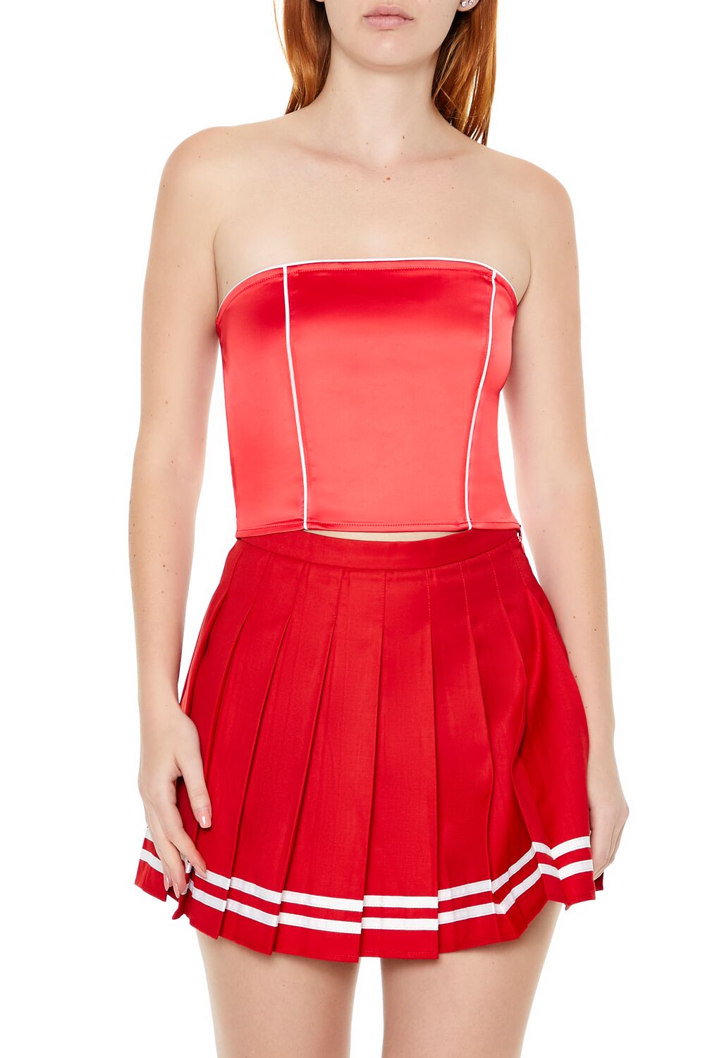Satin Tube Crop Top | Forever 21 Womens