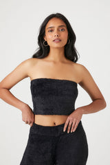 Fuzzy Sweater-Knit Tube Top | Forever 21 Womens