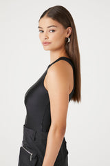 Seamed Sleeveless Bodysuit | Forever 21 Womens