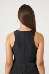 Seamed Sleeveless Bodysuit | Forever 21 Womens