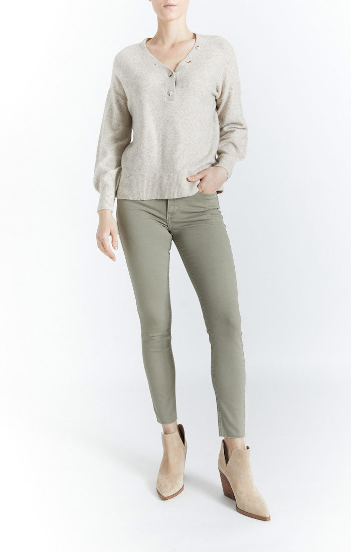 Button Neck Henley by Oat New York | Forever 21 Womens