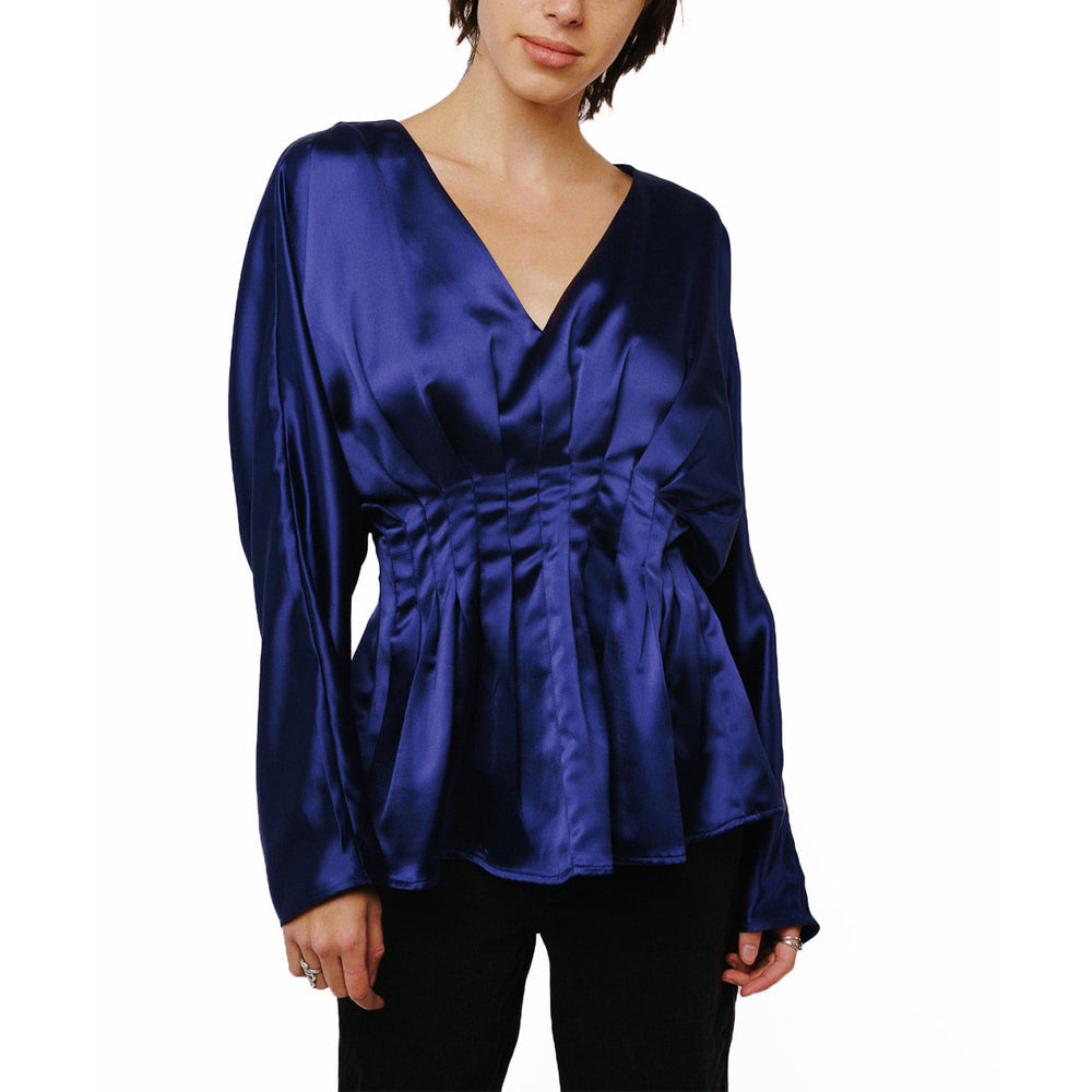 Viera Pintuck Effect Batwing Top | Forever 21 Womens