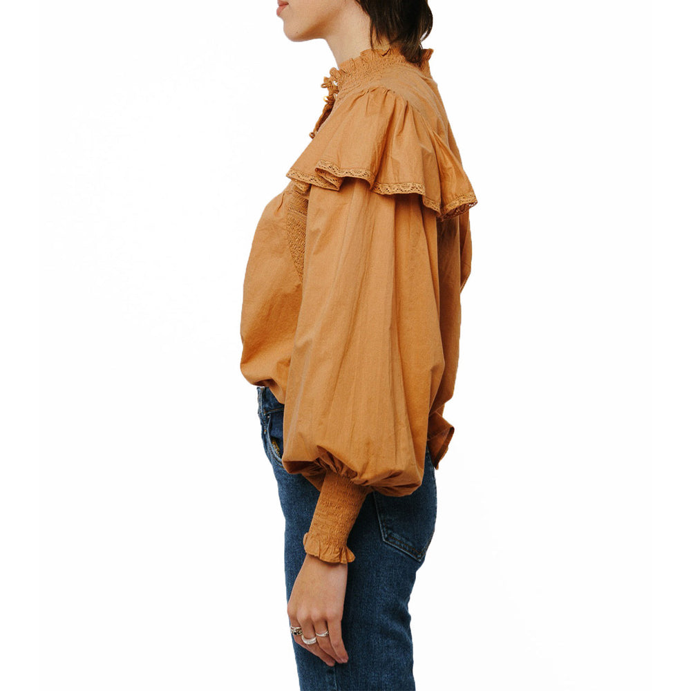 Mabel Smock Detail Long Sleeve Top | Forever 21 Womens